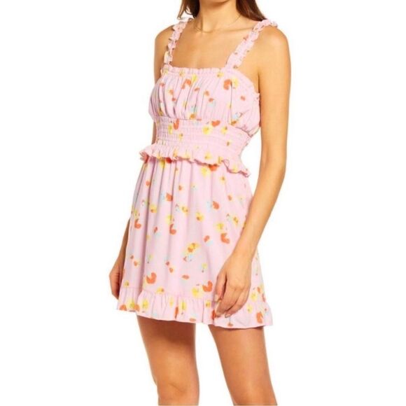 BP Nordstrom Multi textile Floral dress size medium NWT‎ - Picture 1 of 4